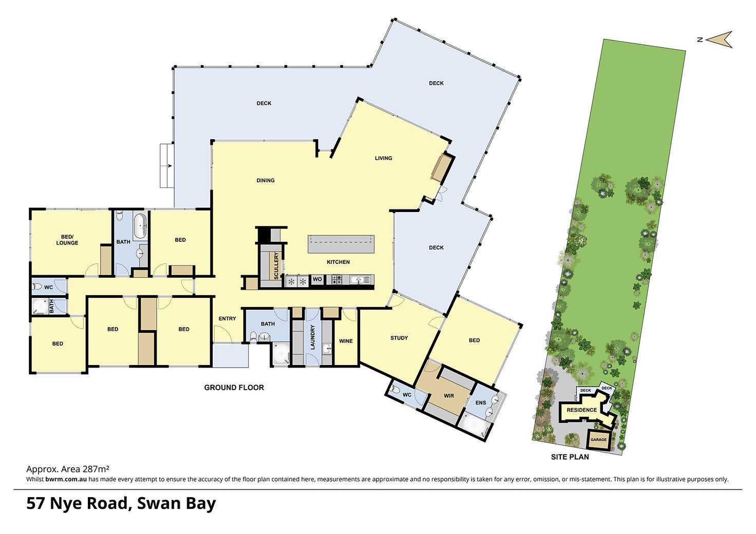 Floorplan of Homely house listing, 57 Nye Road, Point Lonsdale VIC 3225