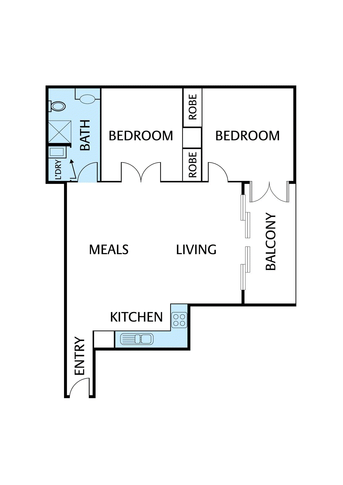 Floorplan of Homely apartment listing, 8/34 Beetham Parade, Rosanna VIC 3084