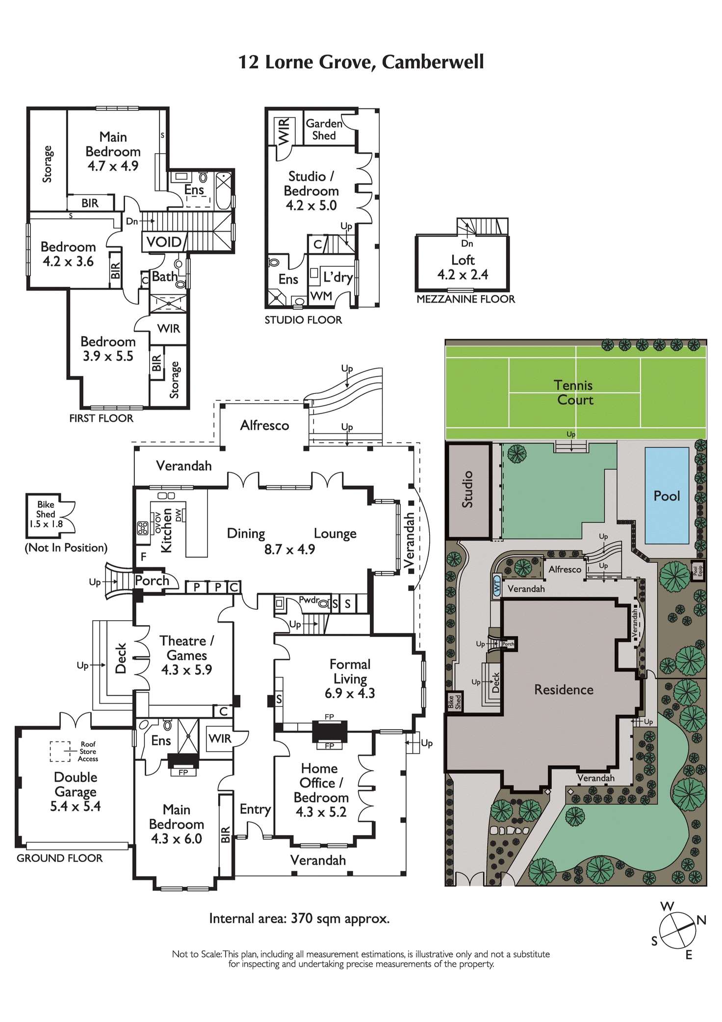 Floorplan of Homely house listing, 12 Lorne Grove, Camberwell VIC 3124