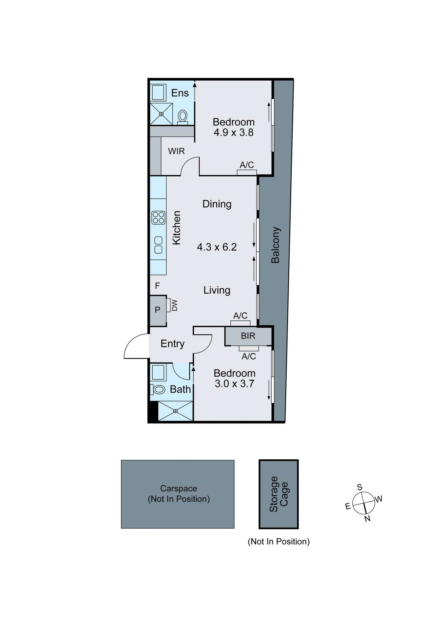 Floorplan of Homely apartment listing, 8/298 South Road, Hampton East VIC 3188