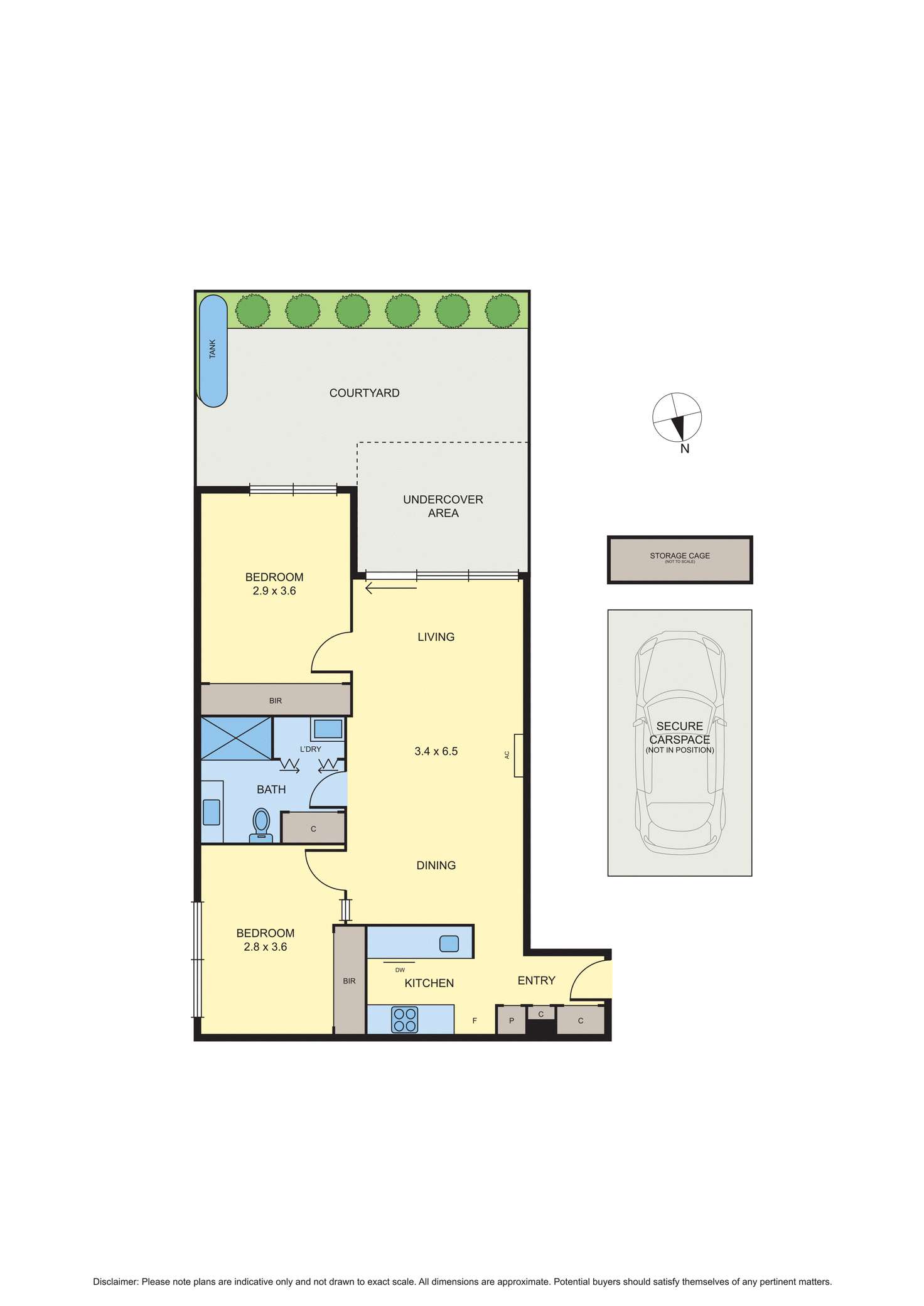 Floorplan of Homely apartment listing, 15/262 Heidelberg Road, Fairfield VIC 3078