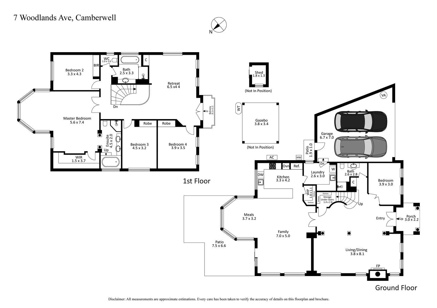 Floorplan of Homely house listing, 7 Woodlands Avenue, Camberwell VIC 3124