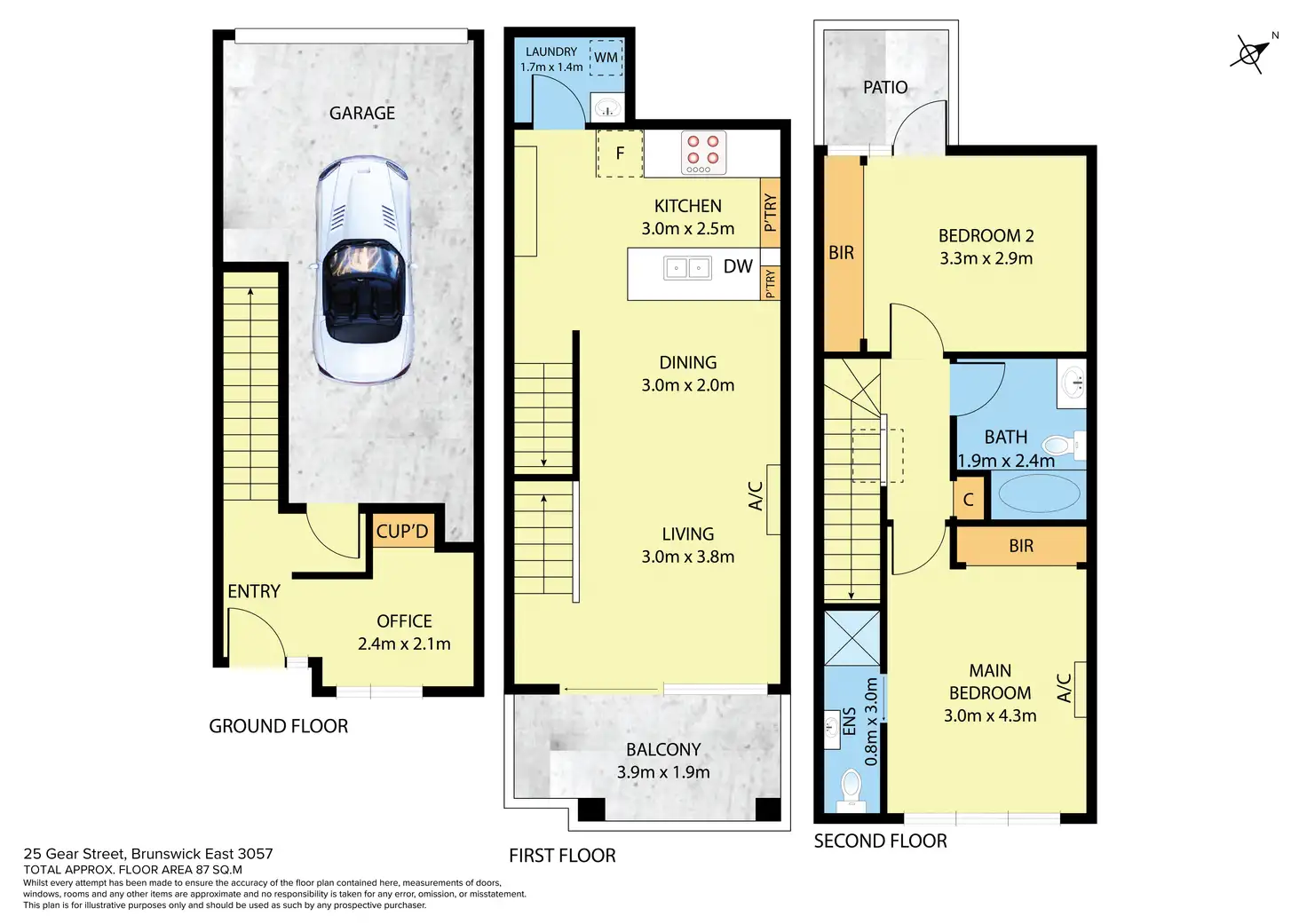 Leased Townhouse 25 Gear Street, Brunswick East VIC 3057 Oct 5, 2023