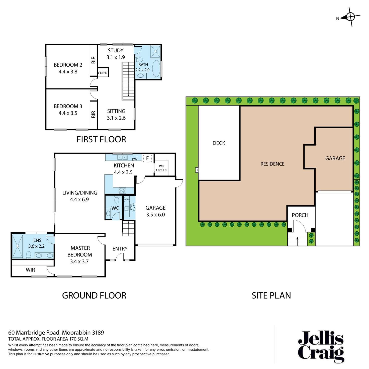 Floorplan of Homely house listing, 60 Marrbridge Road, Moorabbin VIC 3189
