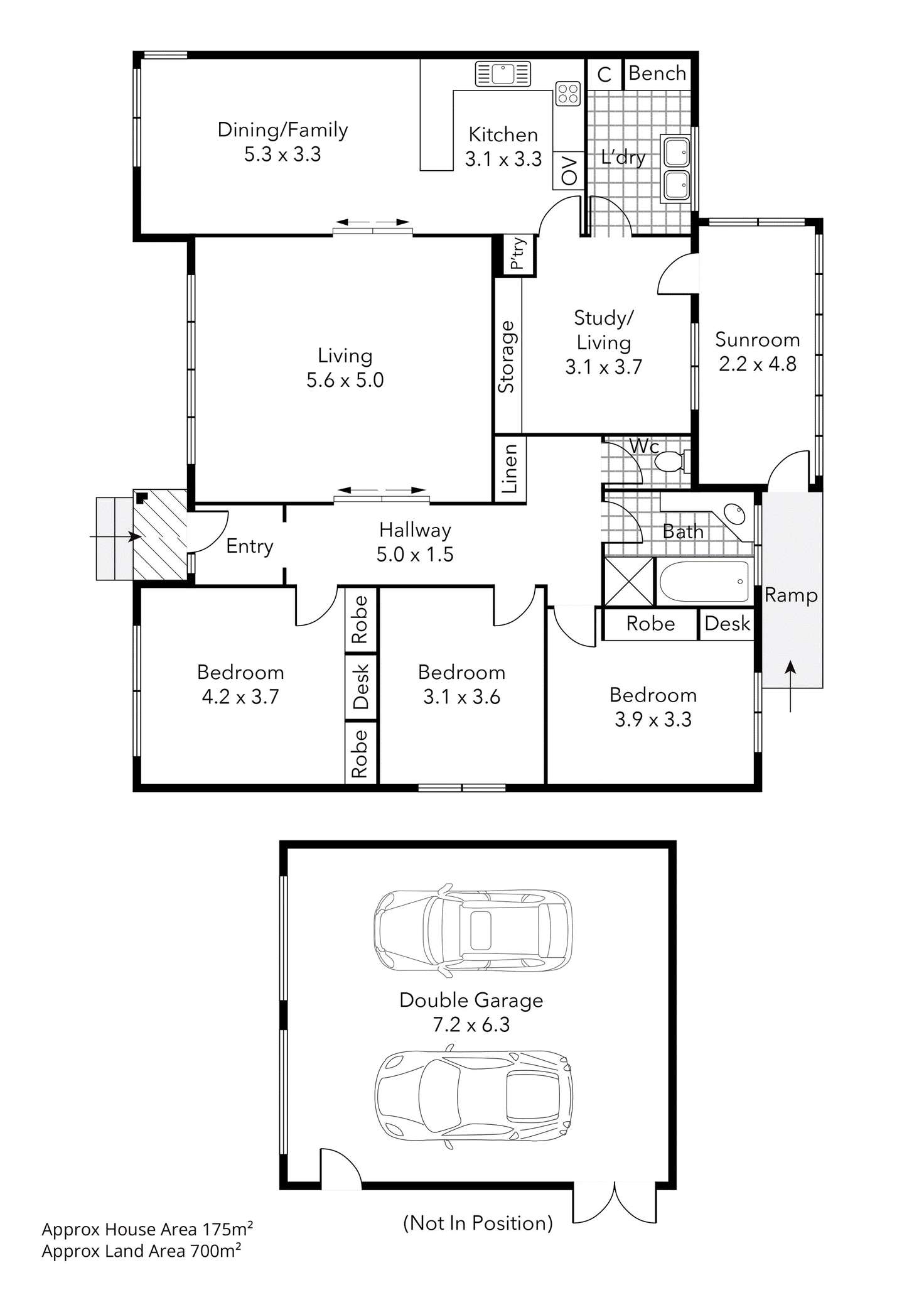 Floorplan of Homely house listing, 328 Landsborough Street, Ballarat North VIC 3350