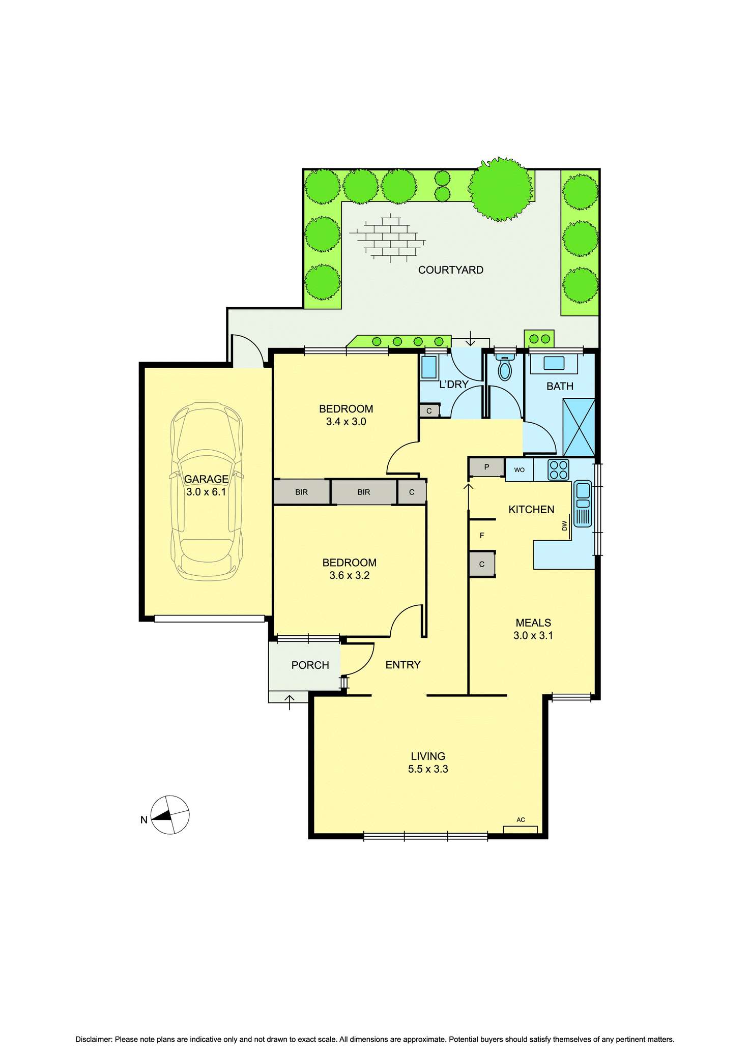 Floorplan of Homely unit listing, 2/75 Tyne Street, Box Hill North VIC 3129