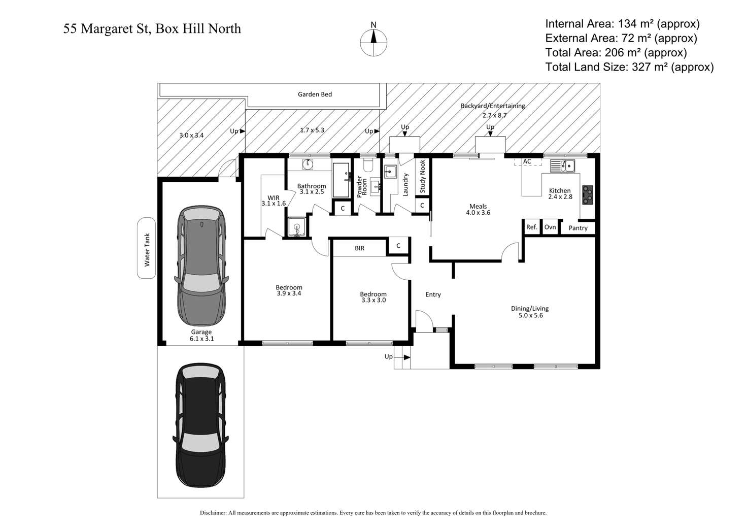 Floorplan of Homely house listing, 55 Margaret Street, Box Hill North VIC 3129
