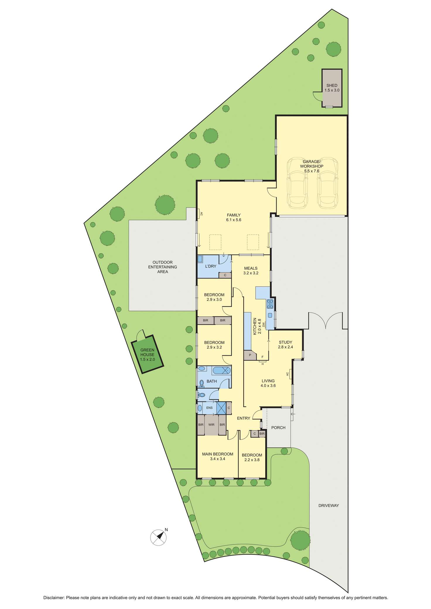 Floorplan of Homely house listing, 16 Tracey Close, Keysborough VIC 3173