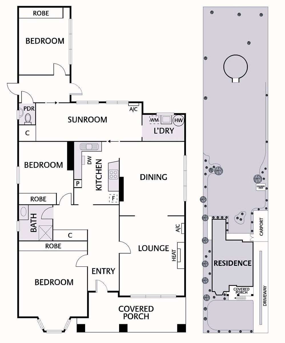 Floorplan of Homely house listing, 25 Grandview Grove, Rosanna VIC 3084