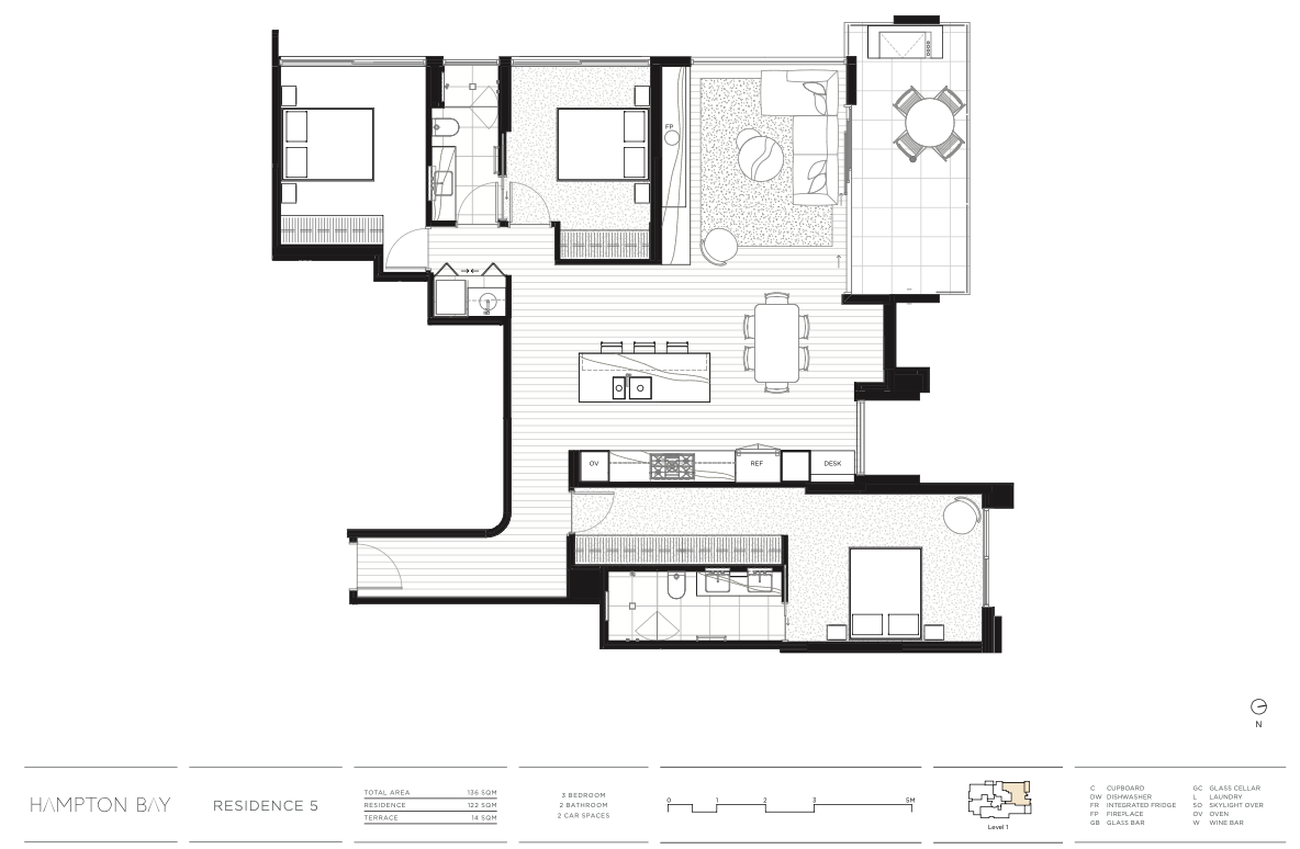 Floorplan of Homely apartment listing, 5/24-26 Grenville st, Hampton VIC 3188