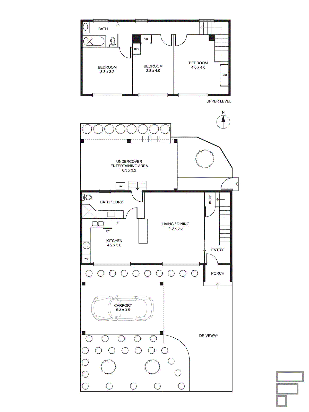 Floorplan of Homely house listing, 1/63 Rosemary Crescent, Frankston North VIC 3200