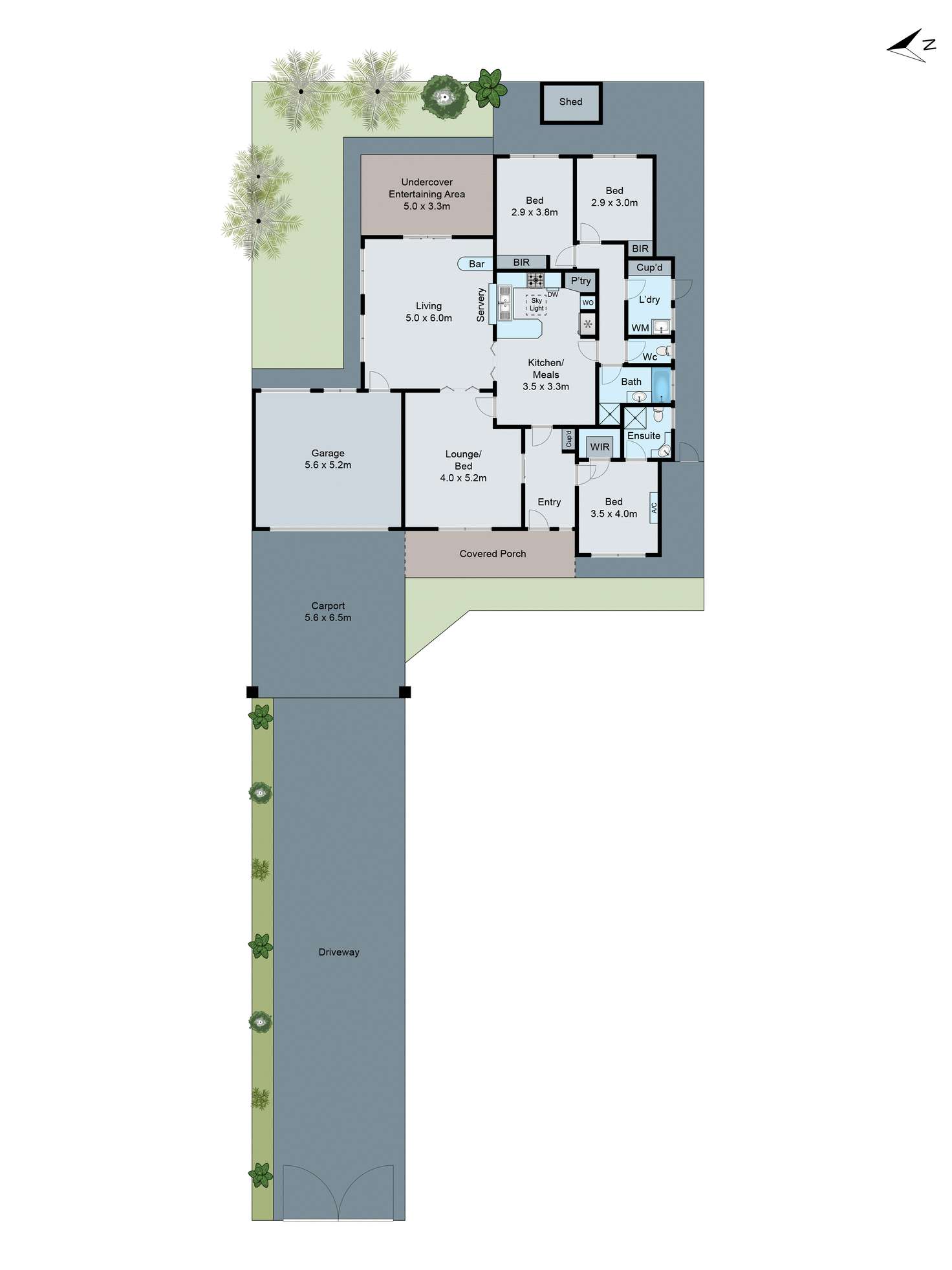 Floorplan of Homely unit listing, 2/21 Laura Street, Clayton South VIC 3169
