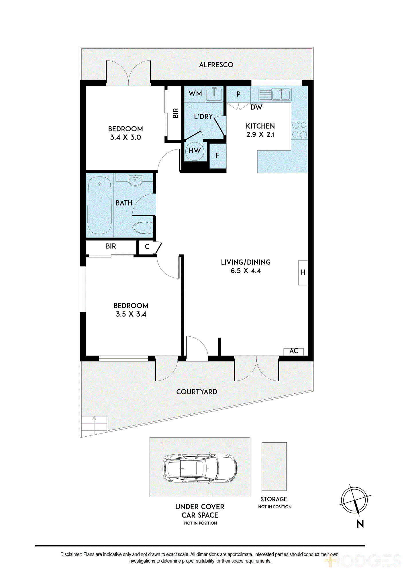 Floorplan of Homely apartment listing, 6/56 Beach Road, Hampton VIC 3188