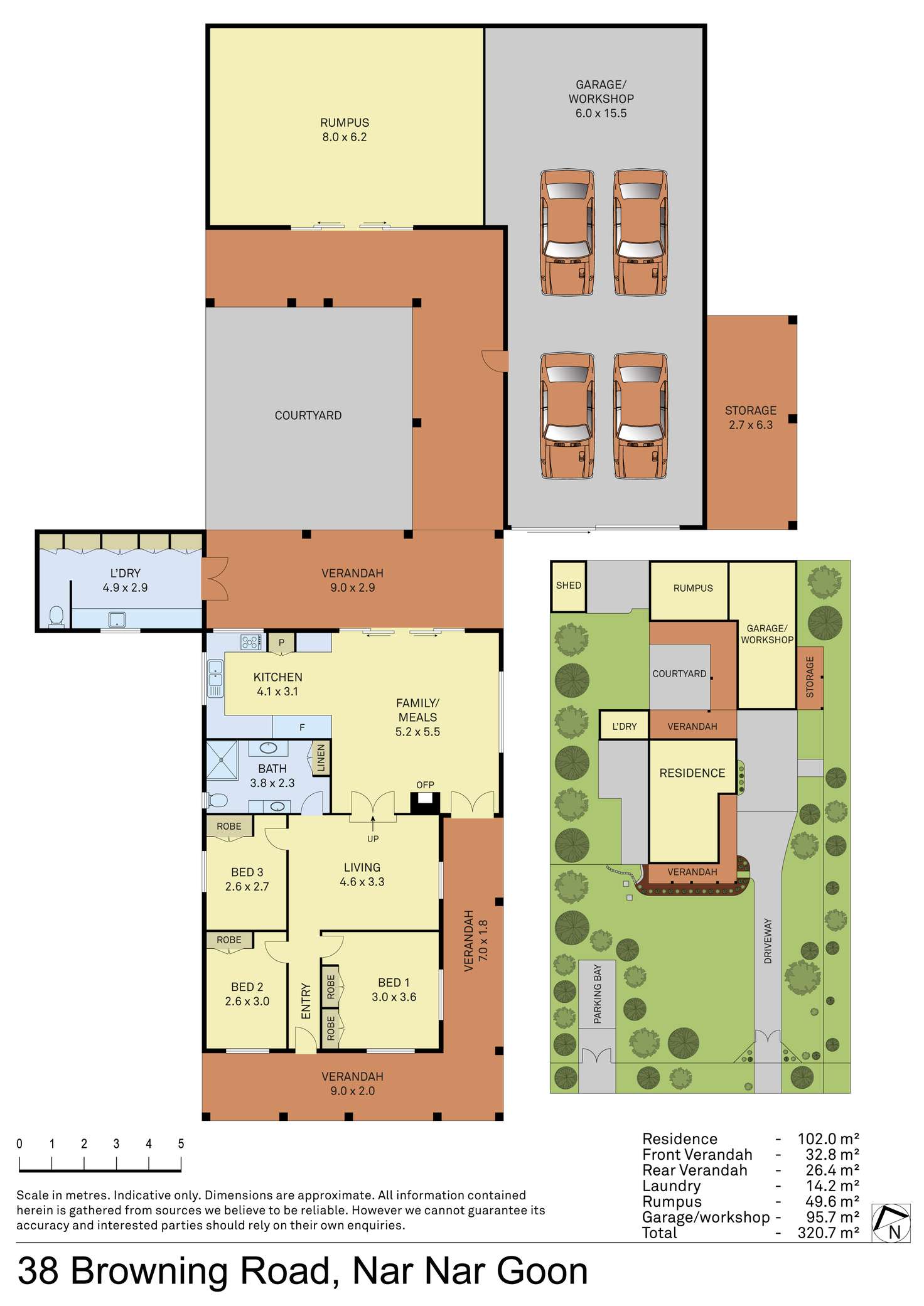 Floorplan of Homely house listing, 38 Browning Road, Nar Nar Goon VIC 3812
