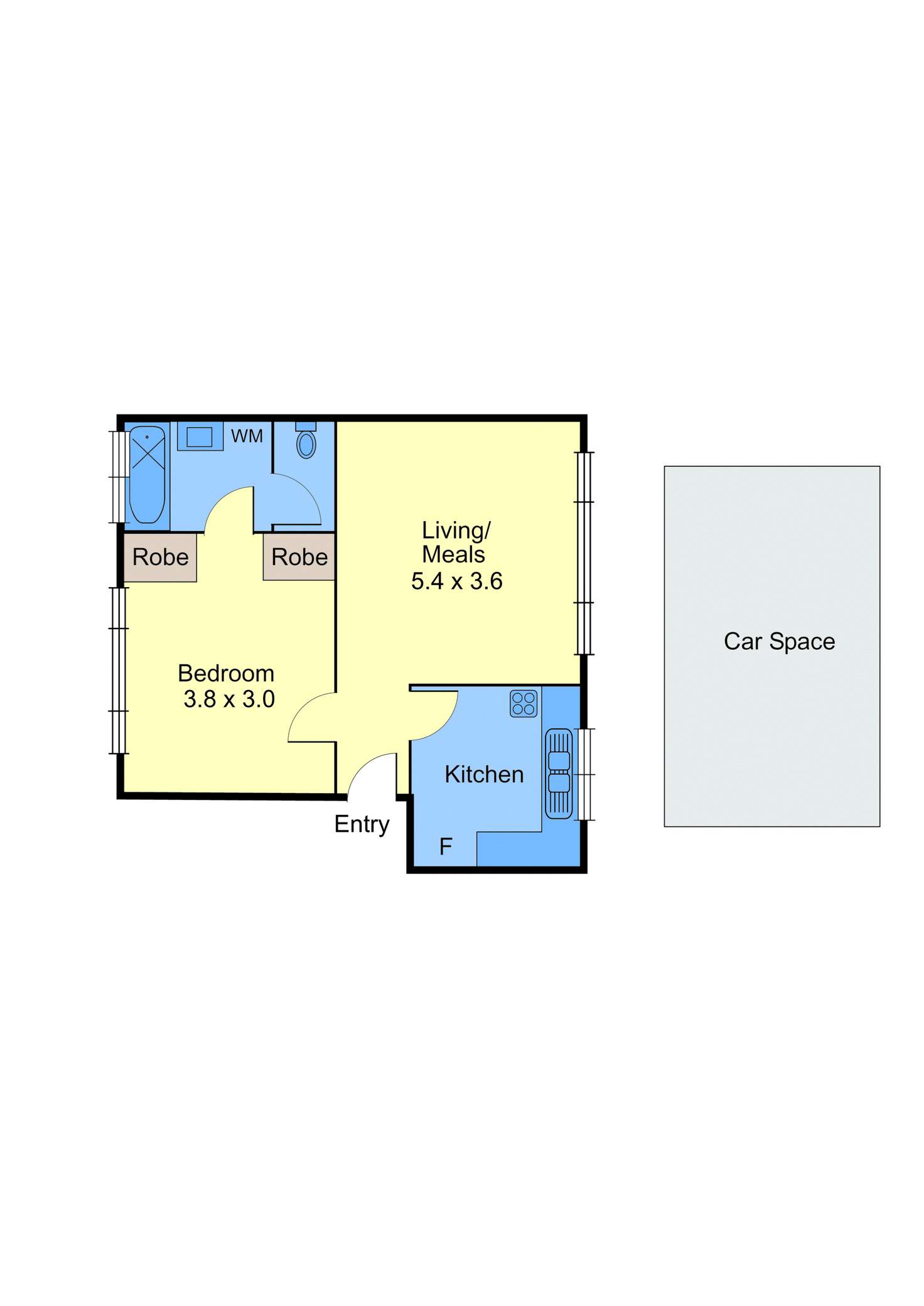 Floorplan of Homely apartment listing, 4/2 Affleck Street, South Yarra VIC 3141
