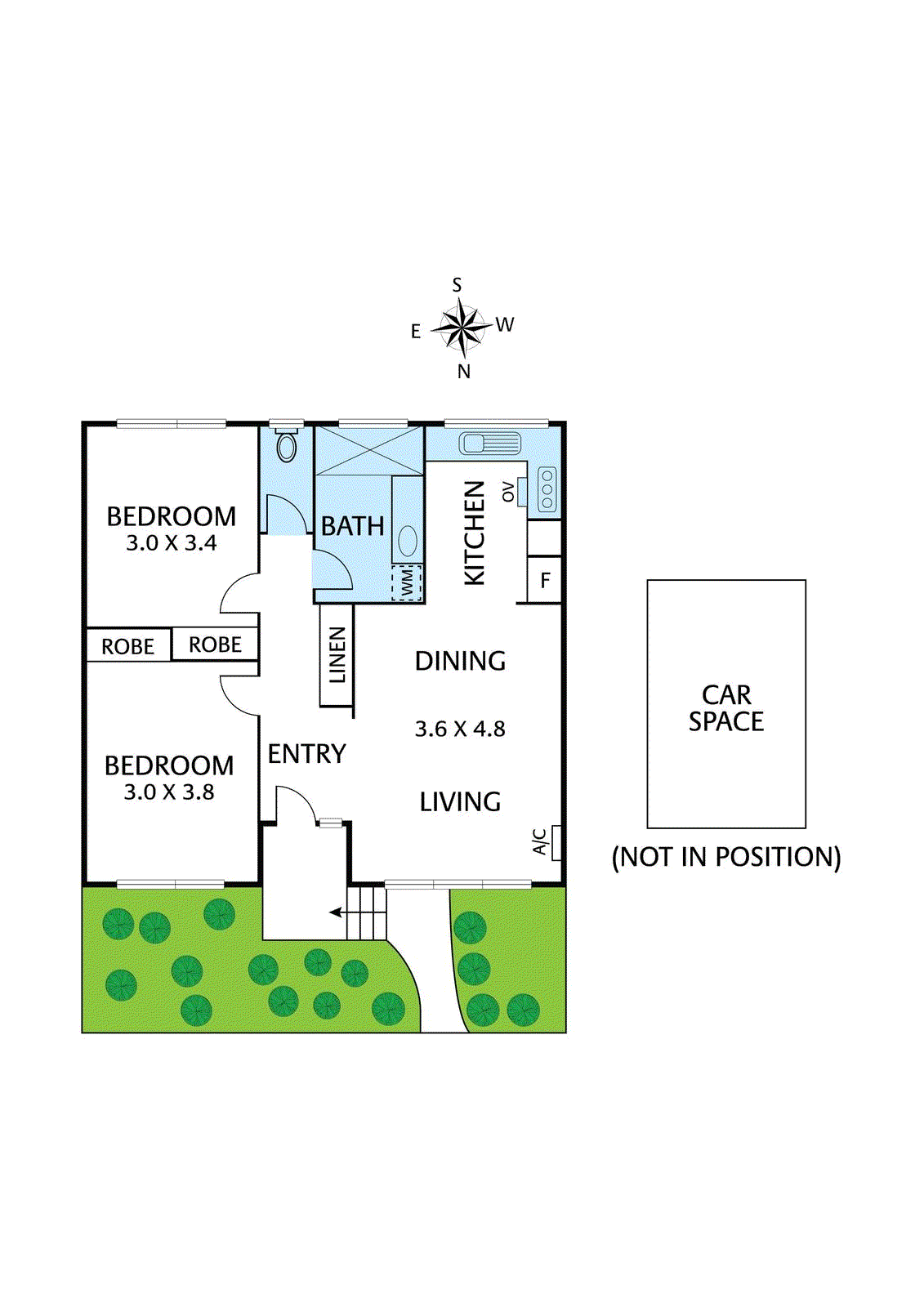 Floorplan of Homely unit listing, 5/74 Hawdon Street, Heidelberg VIC 3084