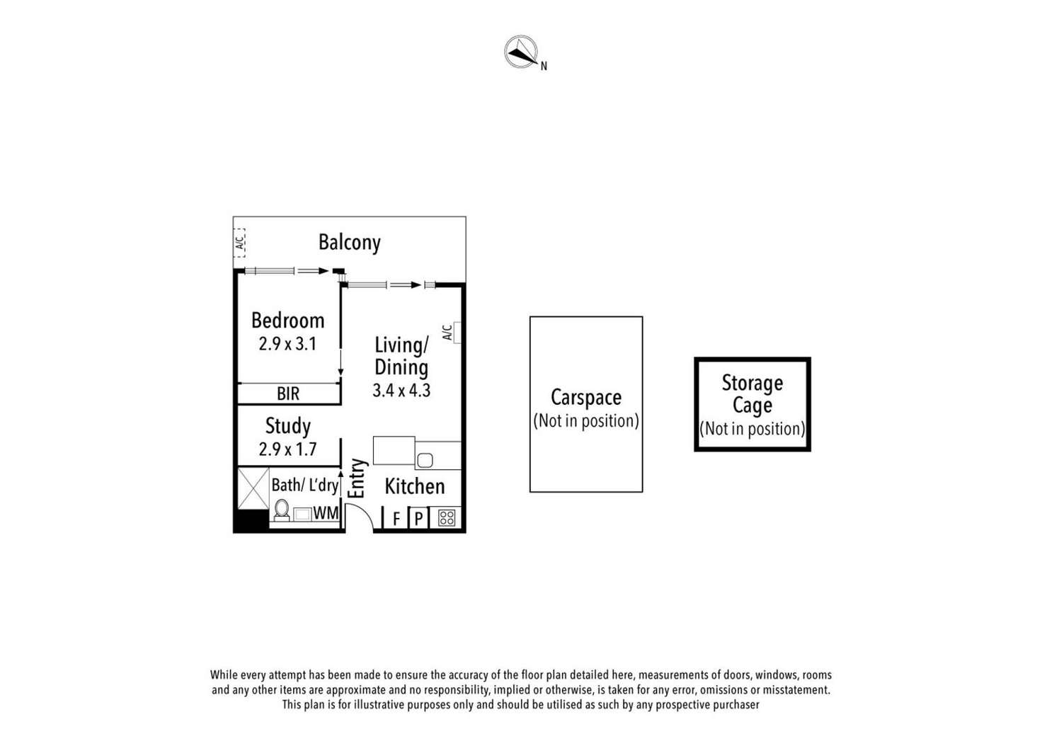 Floorplan of Homely apartment listing, 114/1 Westley Avenue, Ivanhoe VIC 3079