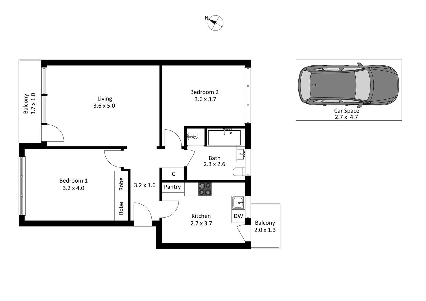 Floorplan of Homely apartment listing, 7/34 Weir Street, Balwyn VIC 3103