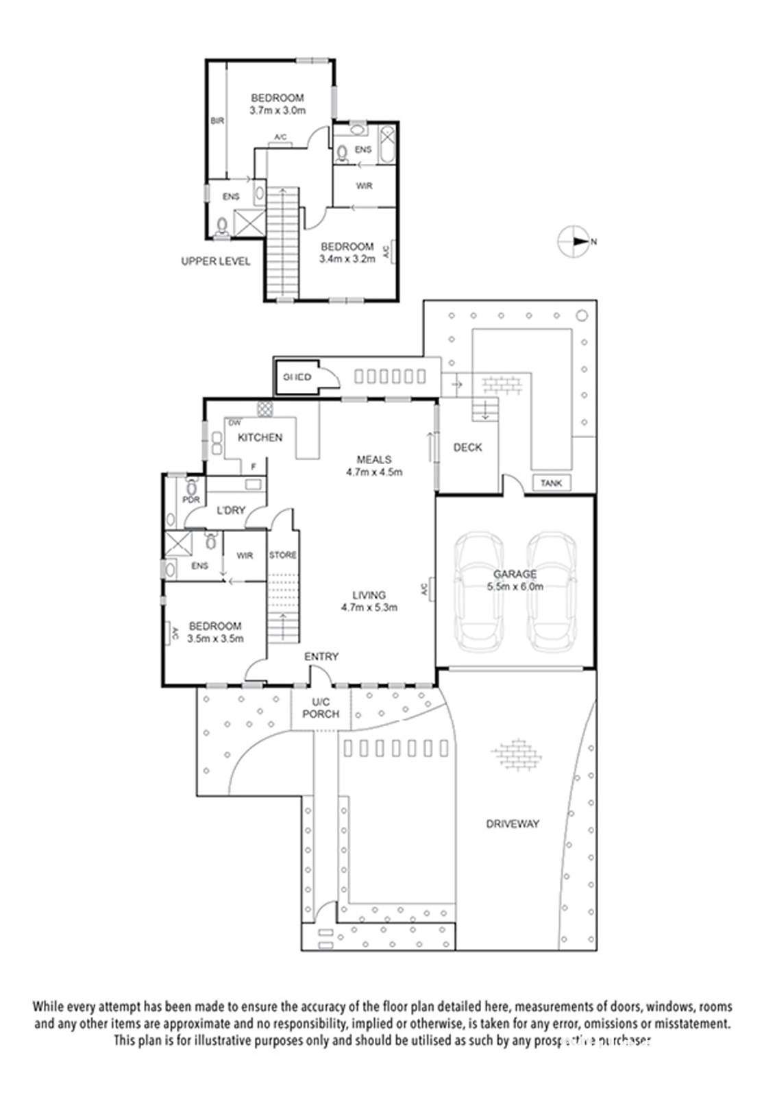 Floorplan of Homely house listing, 25 Coorie Crescent, Rosanna VIC 3084