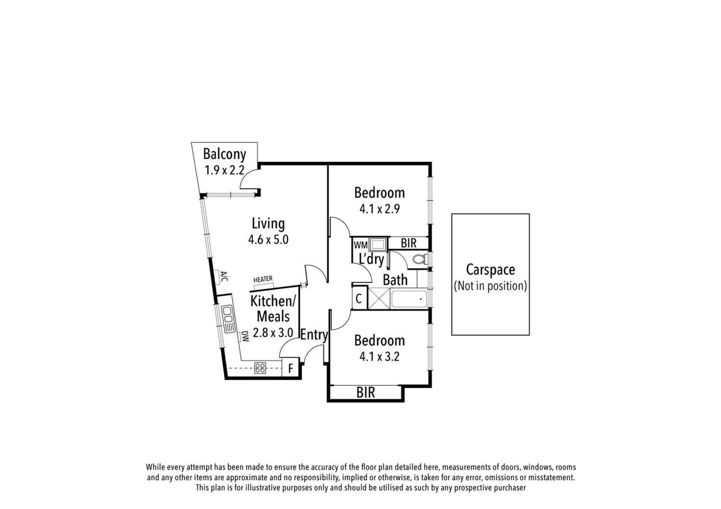 Floorplan of Homely apartment listing, 9/12 Stradbroke Avenue, Heidelberg VIC 3084
