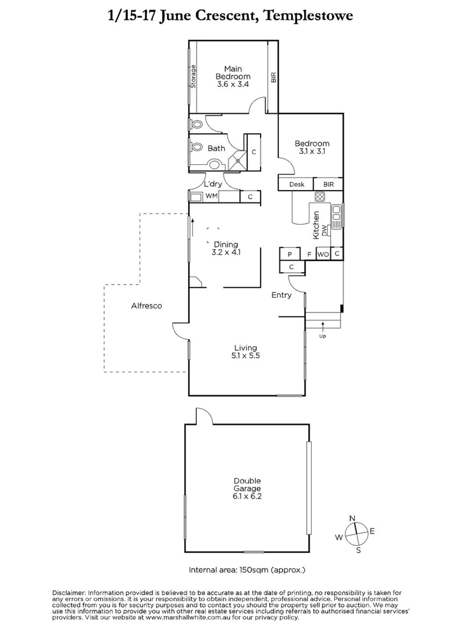 Floorplan of Homely townhouse listing, 1/15-17 June Crescent, Templestowe VIC 3106