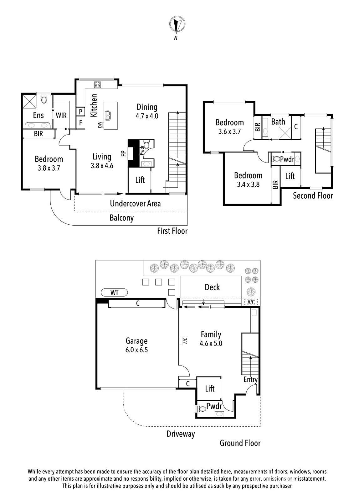 Floorplan of Homely townhouse listing, 2/18 Turnham Avenue, Rosanna VIC 3084