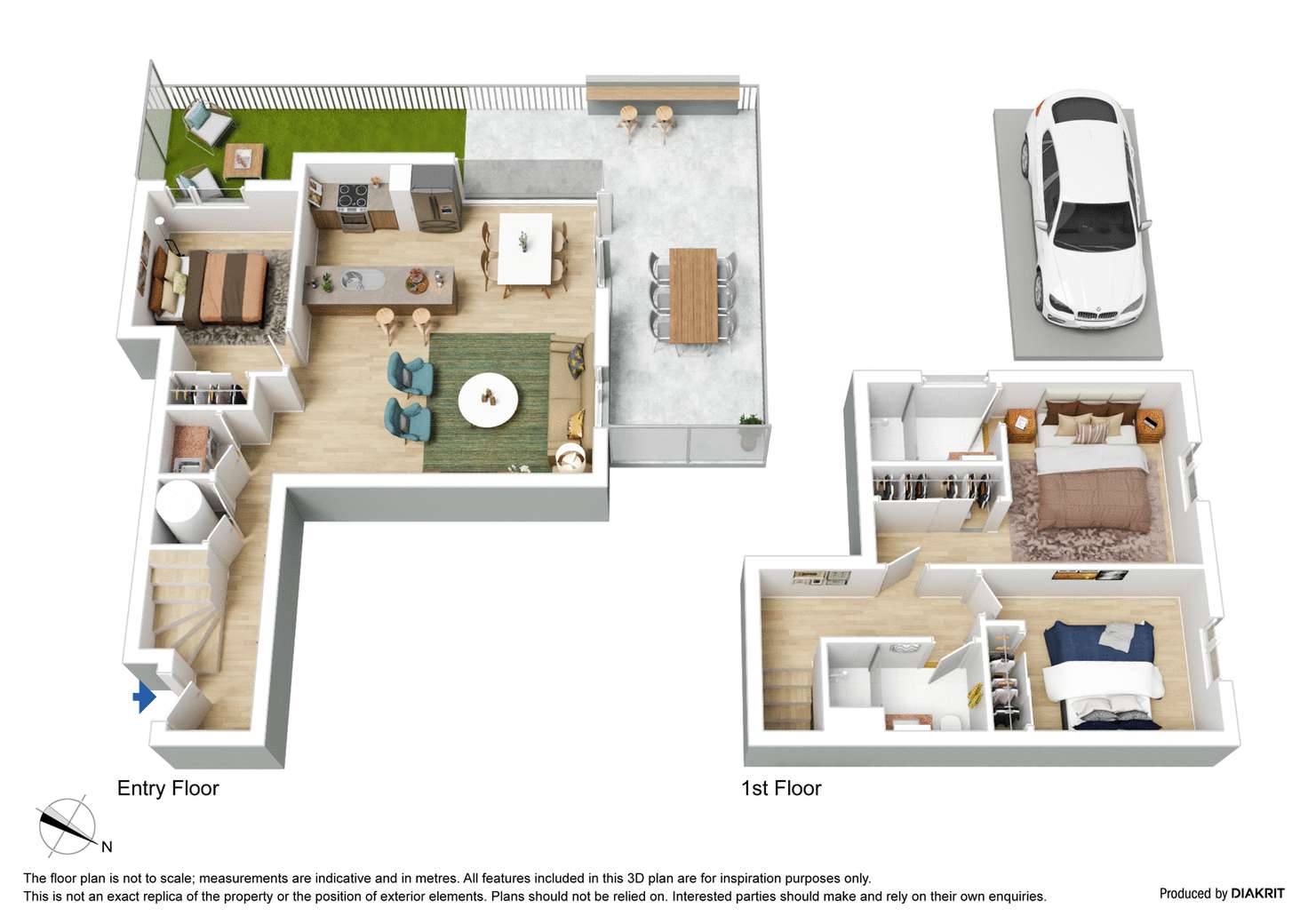 Floorplan of Homely apartment listing, 805/95 Berkeley Street, Melbourne VIC 3000