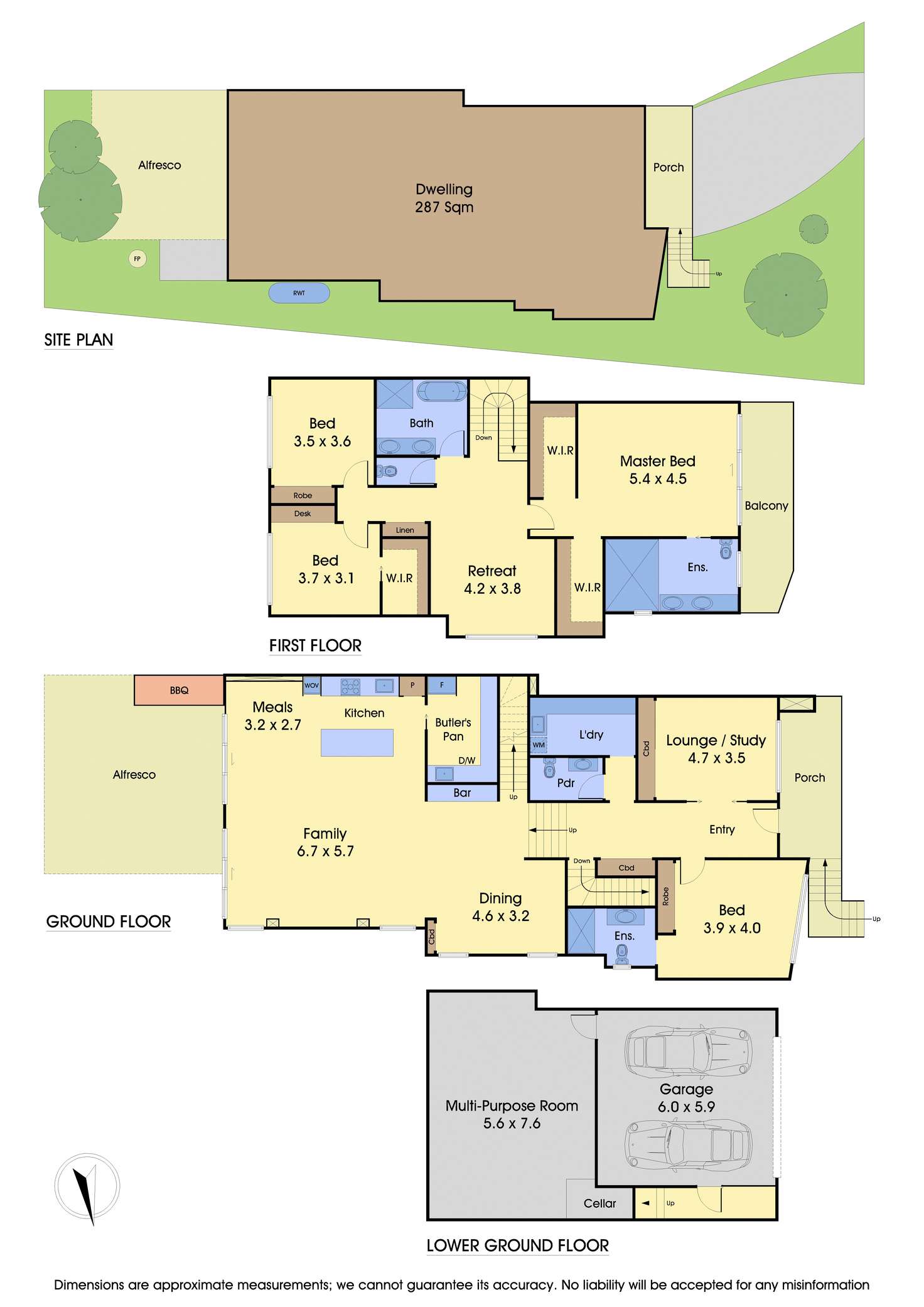 Floorplan of Homely townhouse listing, 282A Templestowe Road, Templestowe Lower VIC 3107