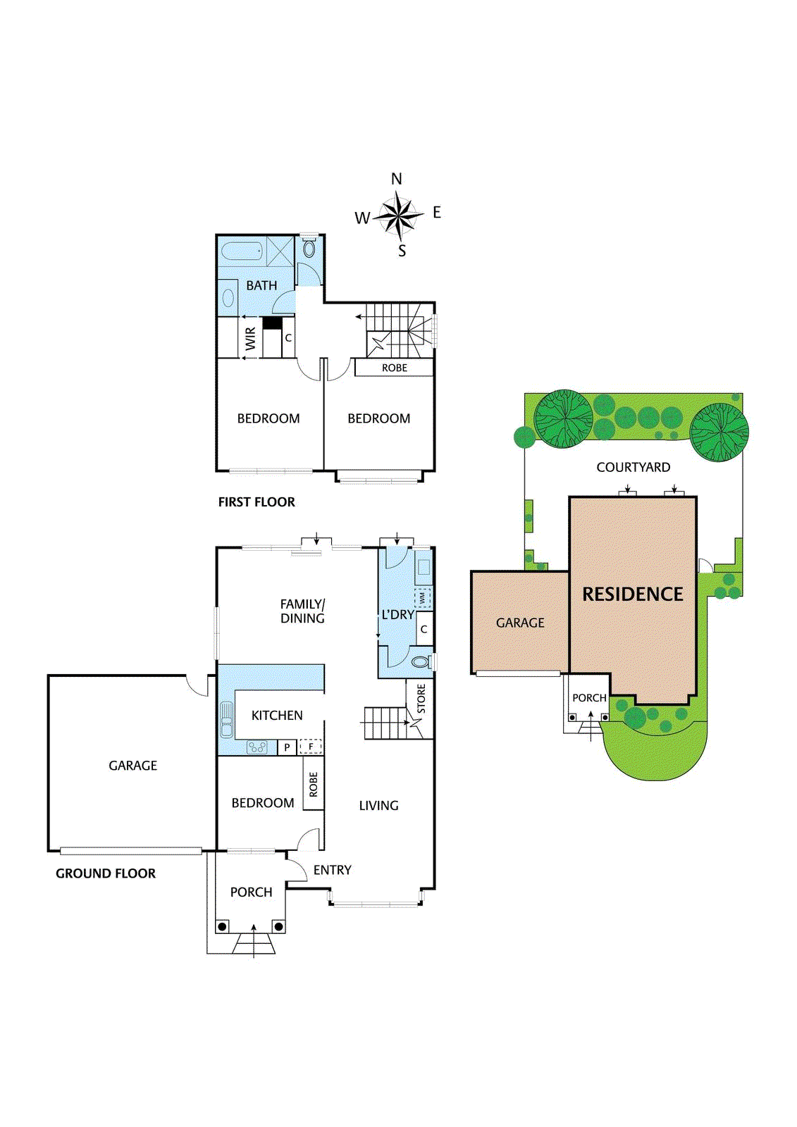 Floorplan of Homely townhouse listing, 4/35 York Street, Eltham VIC 3095