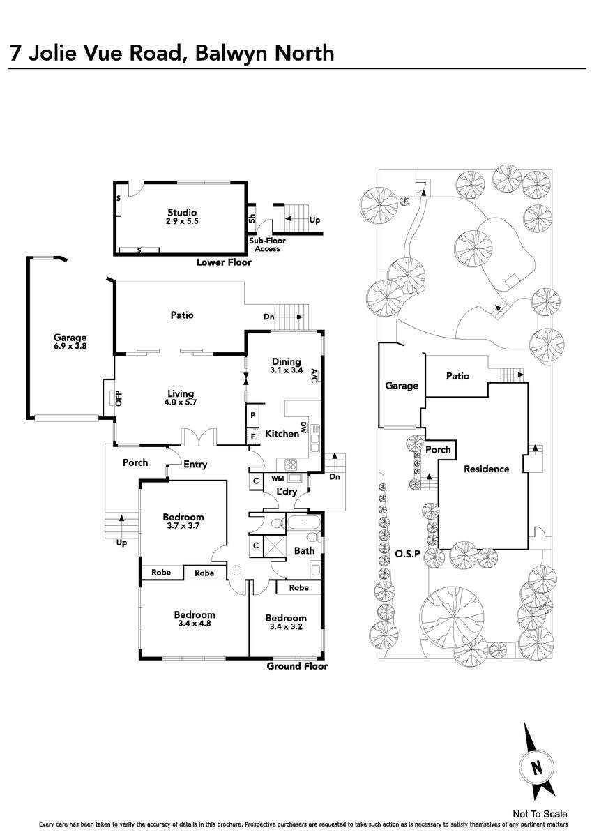 Floorplan of Homely house listing, 7 Jolie Vue Road, Balwyn North VIC 3104