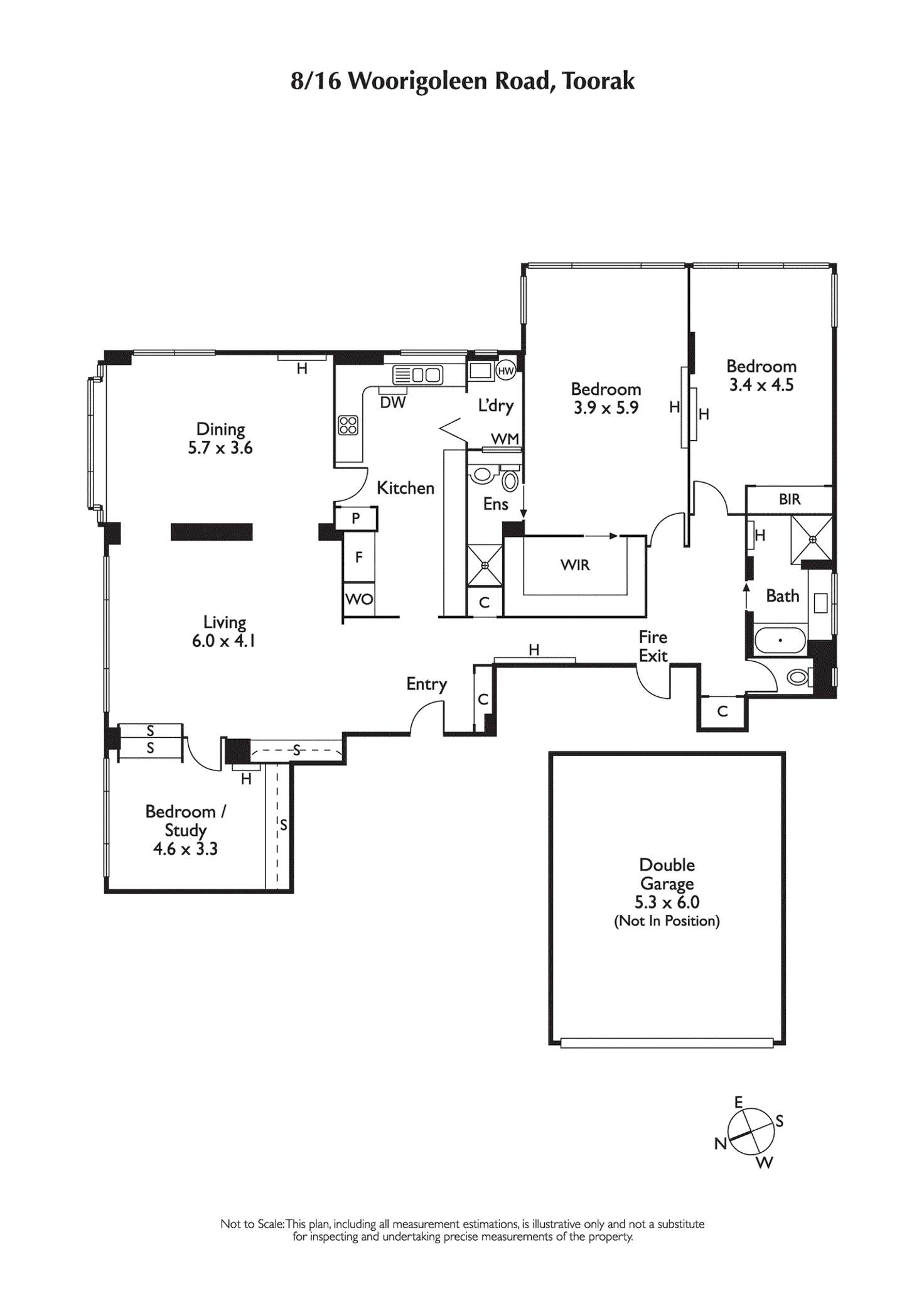 Floorplan of Homely apartment listing, 8/16 Woorigoleen Road, Toorak VIC 3142