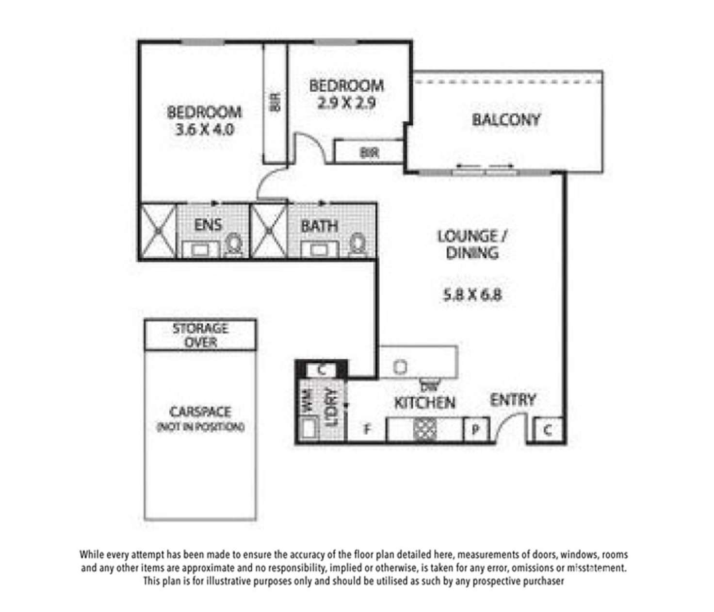 Floorplan of Homely apartment listing, 103/985 Heidelberg Road, Ivanhoe VIC 3079