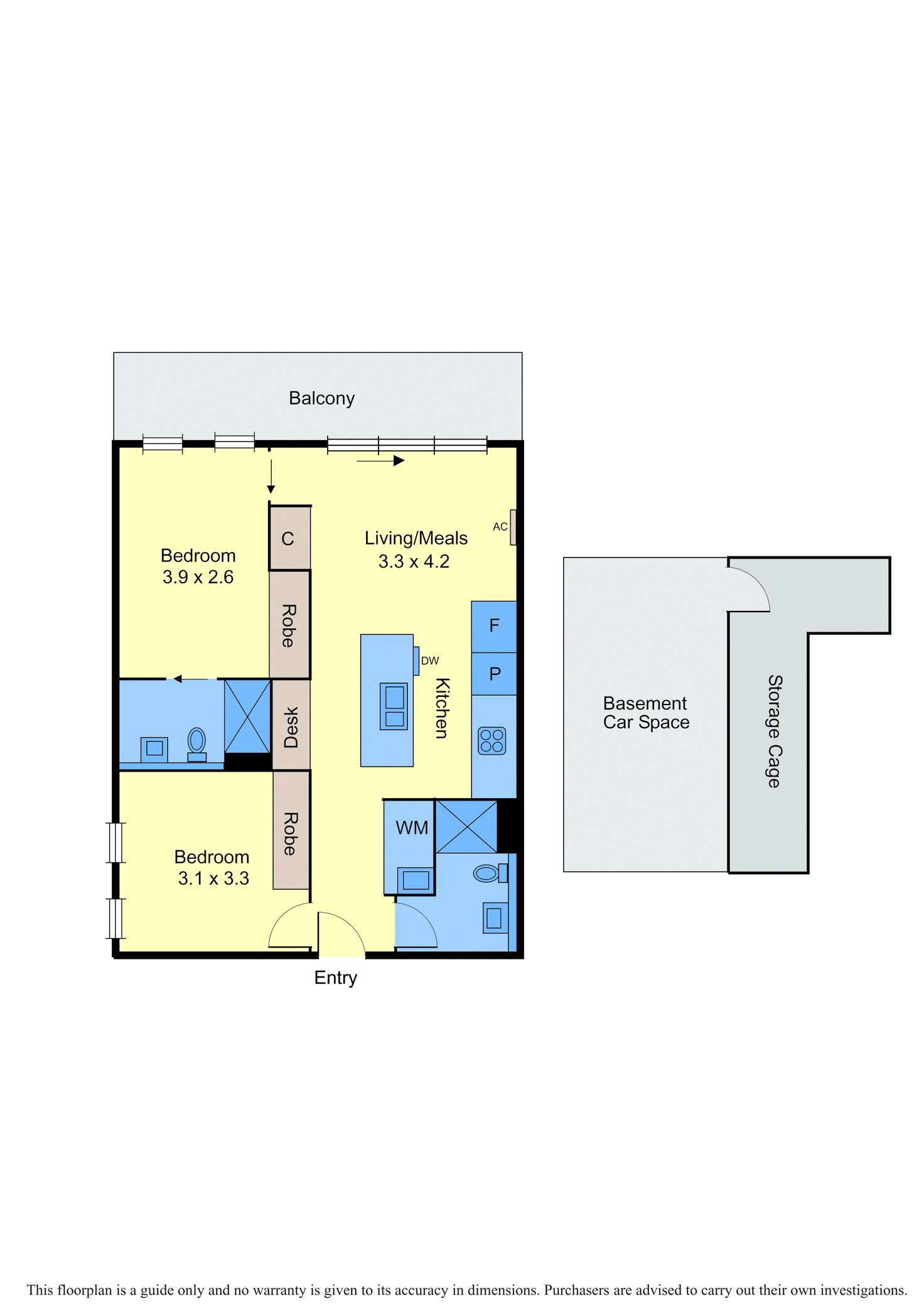 Floorplan of Homely apartment listing, 906/8 Montrose Street, Hawthorn East VIC 3123