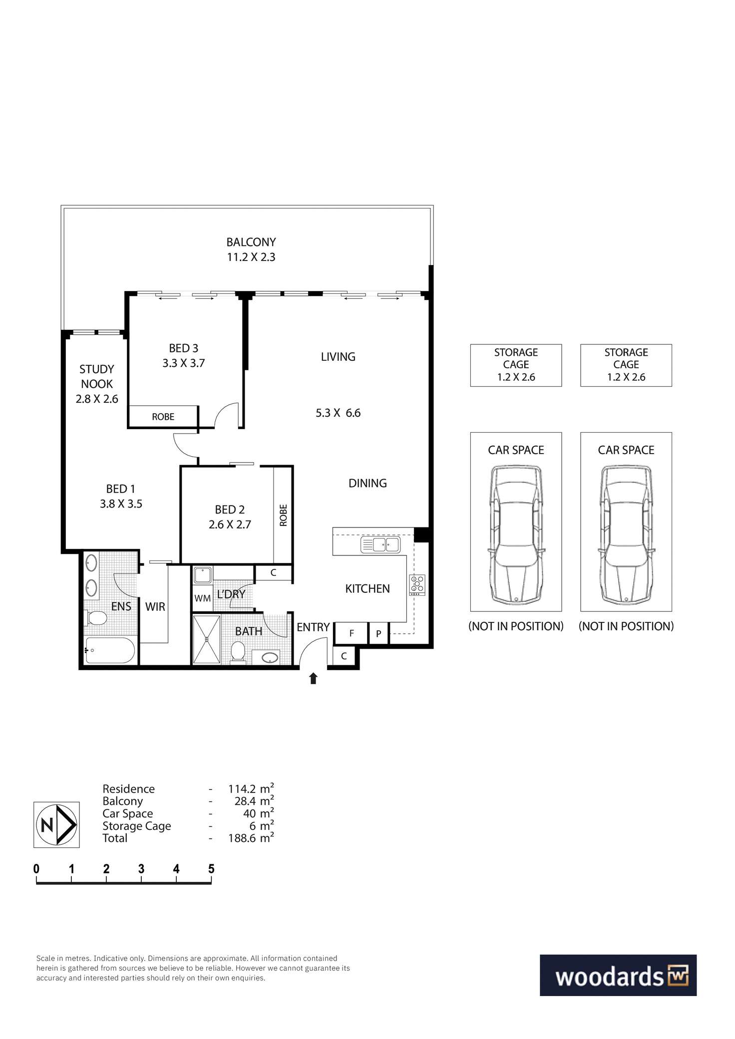 Floorplan of Homely apartment listing, 518/220 Bay Road, Sandringham VIC 3191