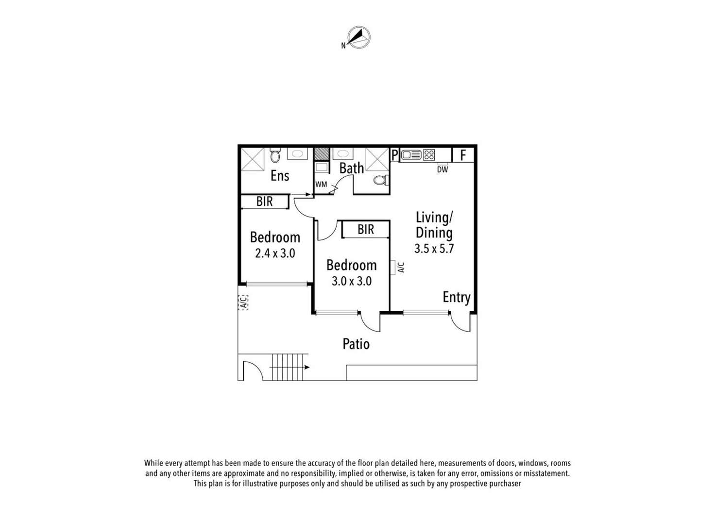 Floorplan of Homely apartment listing, LG01/28 Galileo Gateway, Bundoora VIC 3083