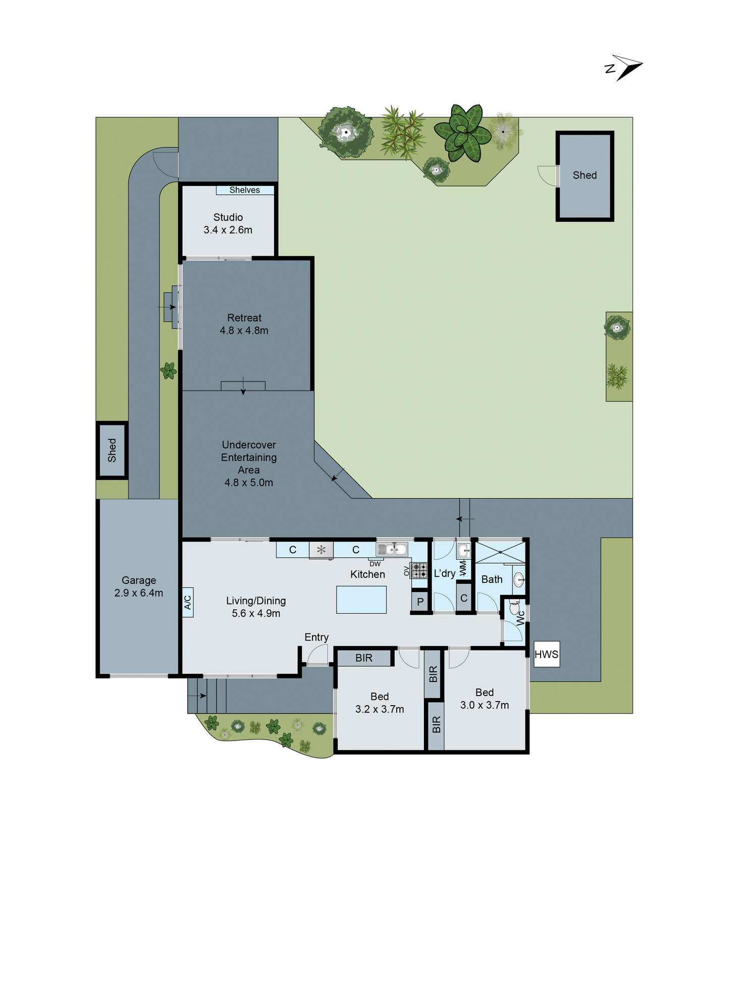 Floorplan of Homely unit listing, 2/47 Pamela Street, Mount Waverley VIC 3149
