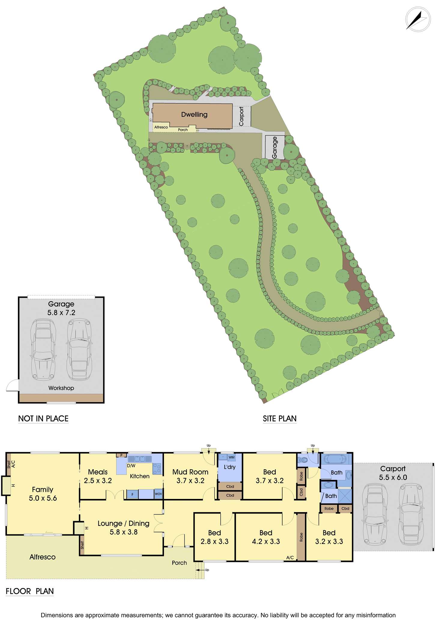 Floorplan of Homely house listing, 42 Alexander Road, Warrandyte VIC 3113