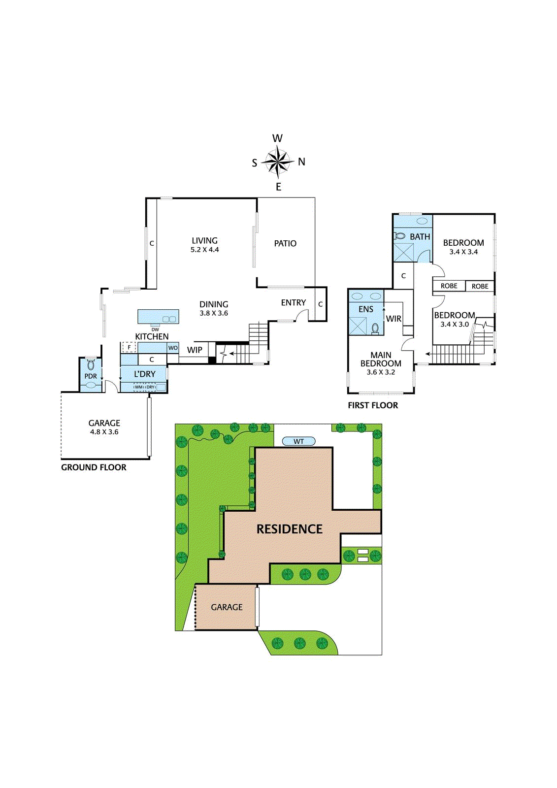 Floorplan of Homely townhouse listing, 2/9 Gotha Street, Heidelberg Heights VIC 3081