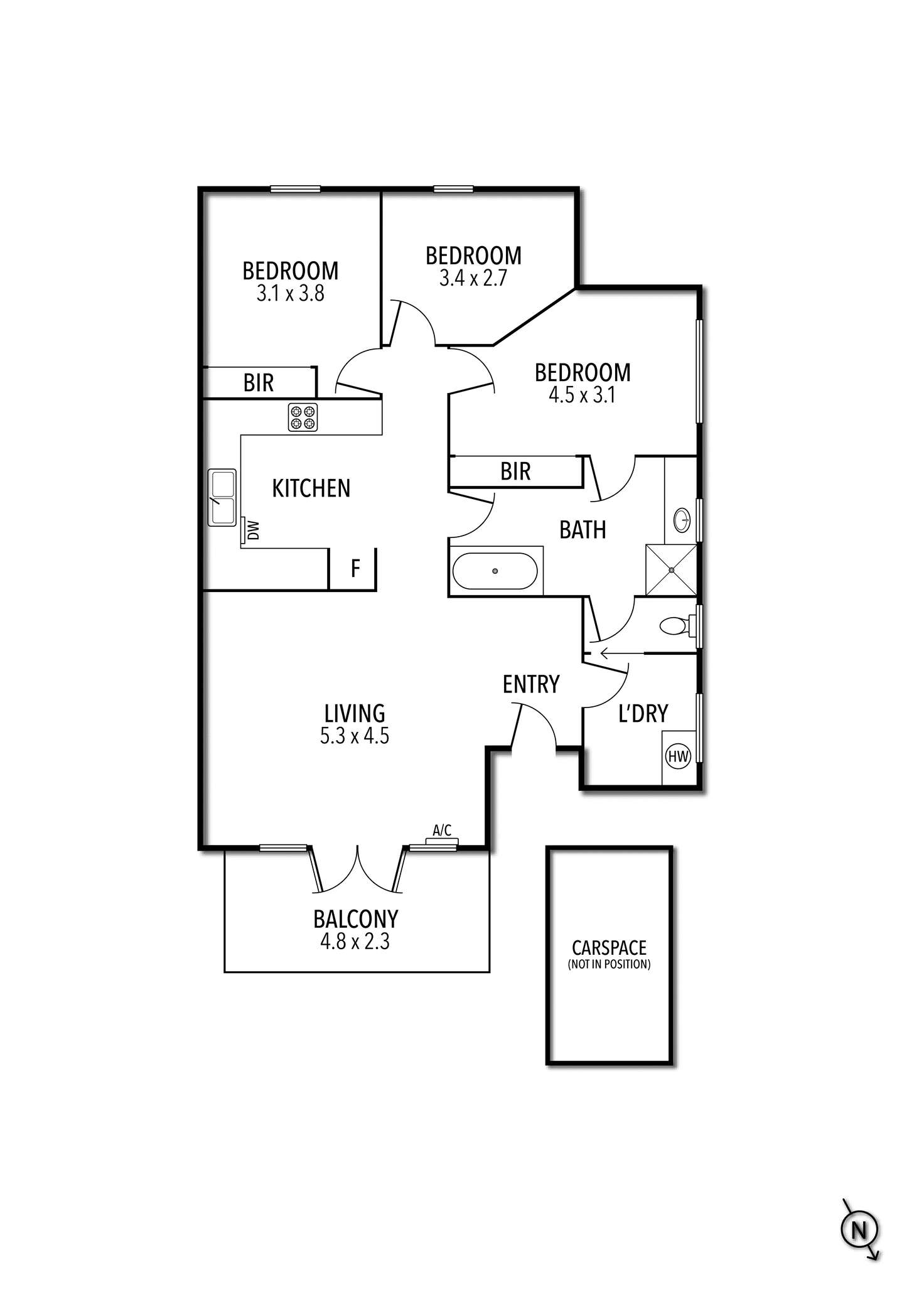 Floorplan of Homely apartment listing, 32/7-29 Little Palmerston Street, Carlton VIC 3053