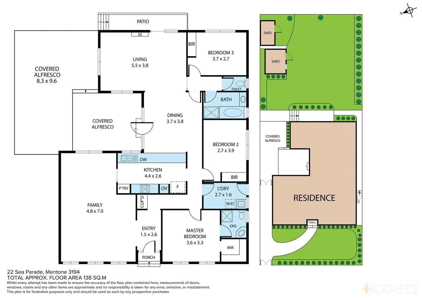 Floorplan of Homely house listing, 22 Sea Parade, Mentone VIC 3194