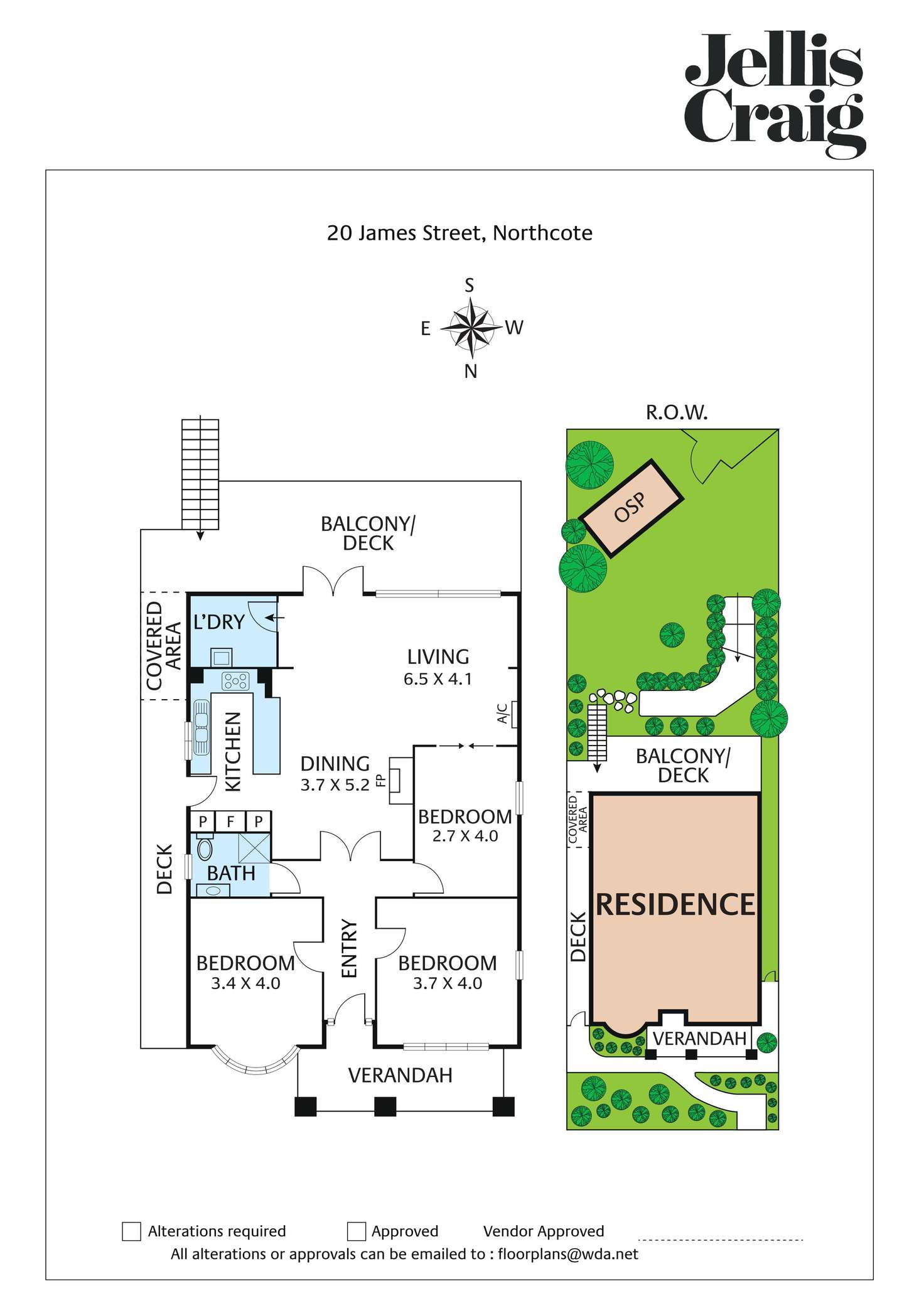 Floorplan of Homely house listing, 20 James Street, Northcote VIC 3070