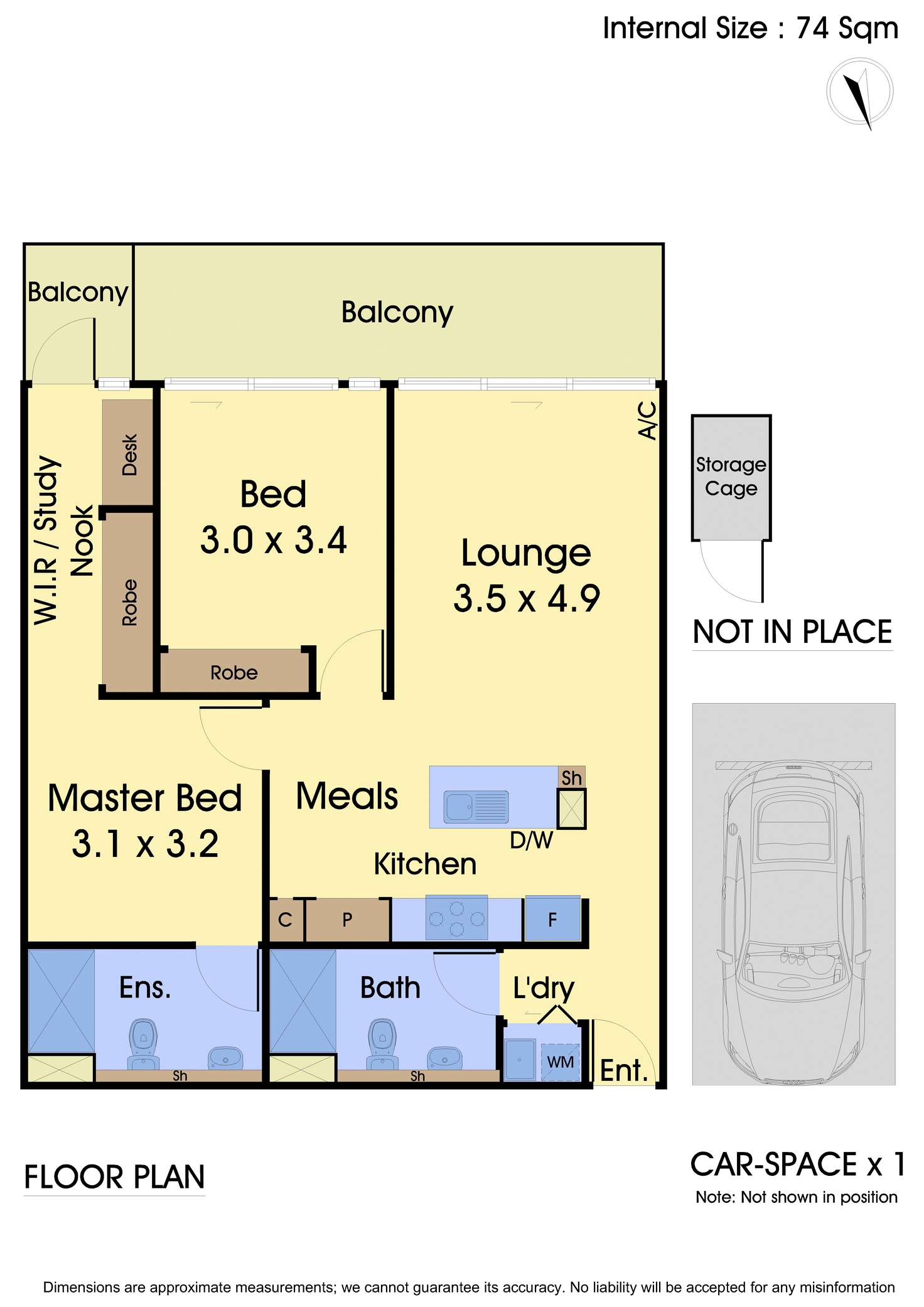 Floorplan of Homely apartment listing, 309/3 Tannock Street, Balwyn North VIC 3104