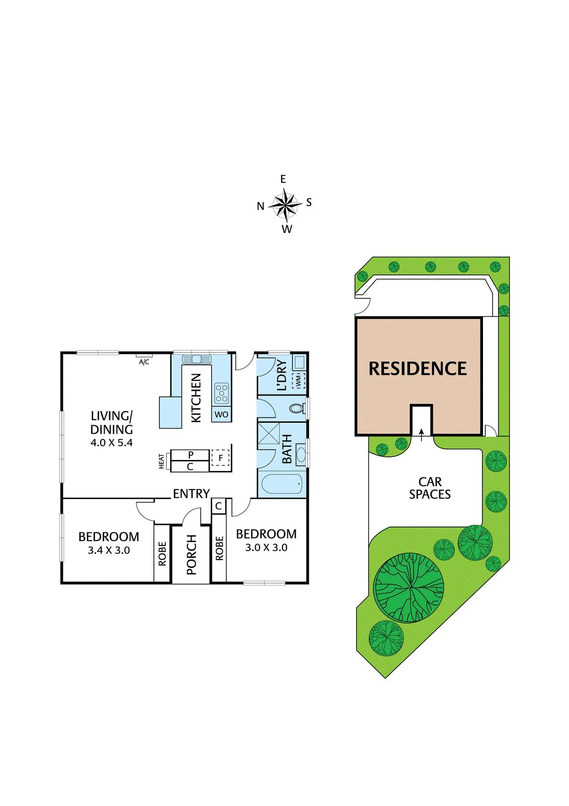 Floorplan of Homely unit listing, 1/10 Brooks Crescent, Diamond Creek VIC 3089