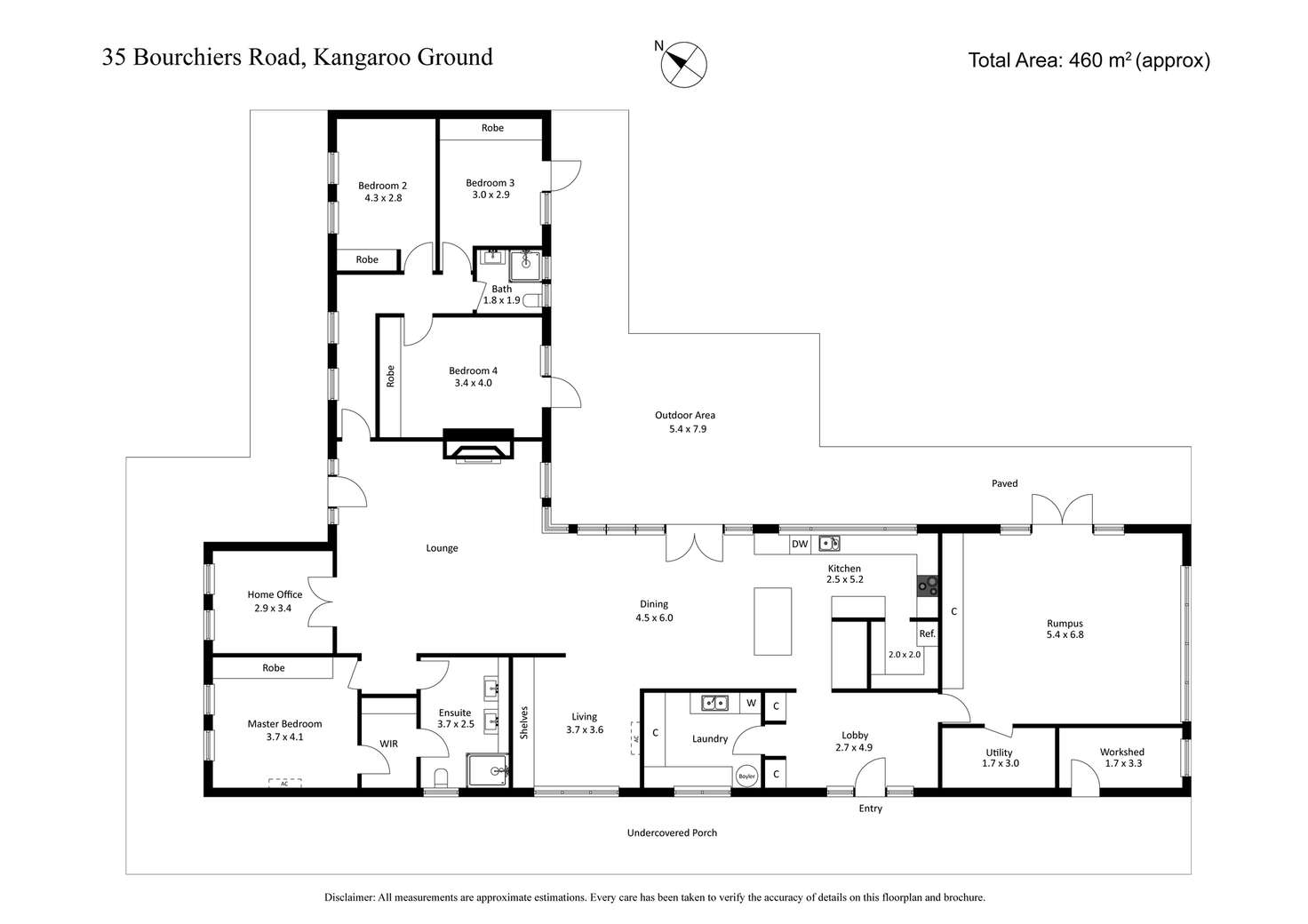 Floorplan of Homely house listing, 35 Bourchiers Road, Kangaroo Ground VIC 3097