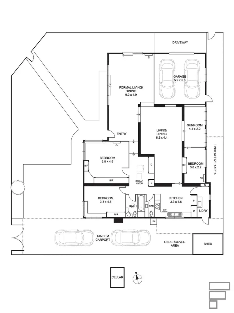 Floorplan of Homely house listing, 8 Sussex Road, Caulfield South VIC 3162
