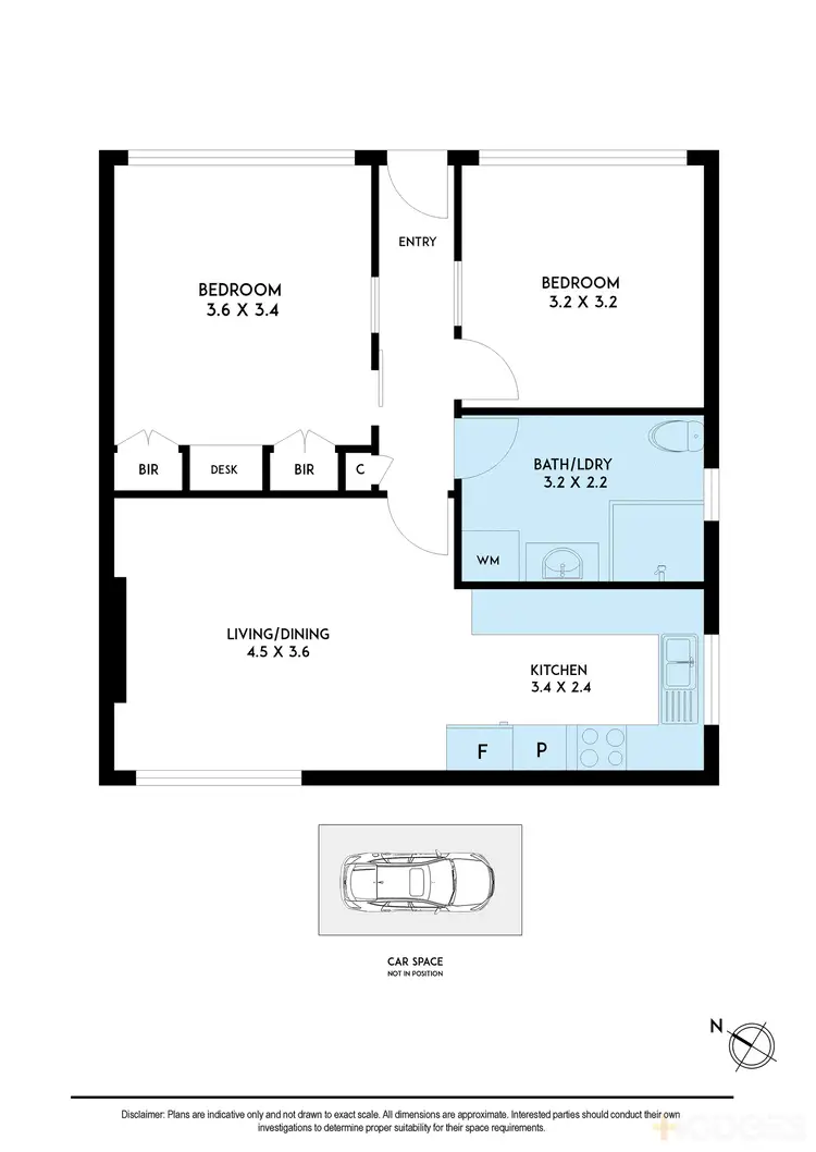 Floorplan of Homely apartment listing, 36/50 Nepean Highway, Aspendale VIC 3195