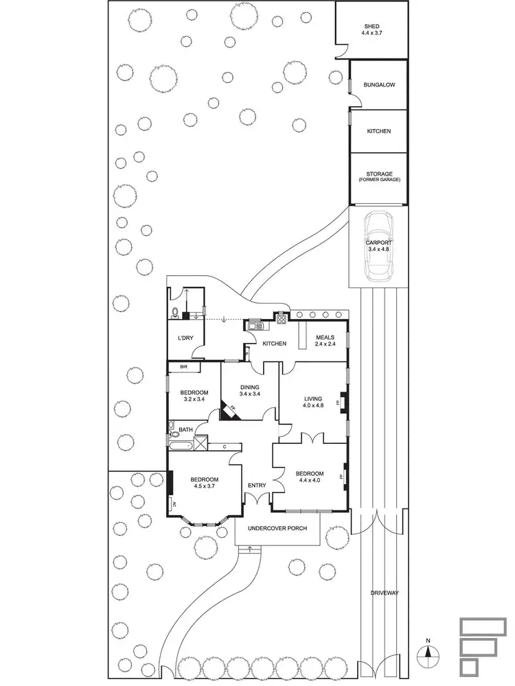 Floorplan of Homely house listing, 676 Inkerman Road, Caulfield North VIC 3161