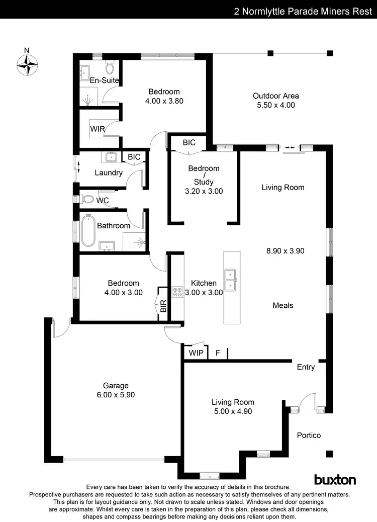 Floorplan of Homely house listing, 2 Normlyttle Parade, Miners Rest VIC 3352