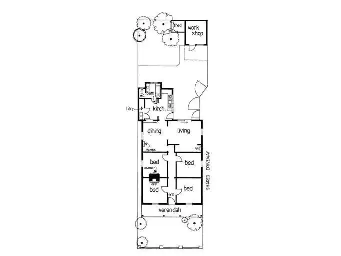 Floorplan of Homely house listing, 178 Hotham Street, Elsternwick VIC 3185