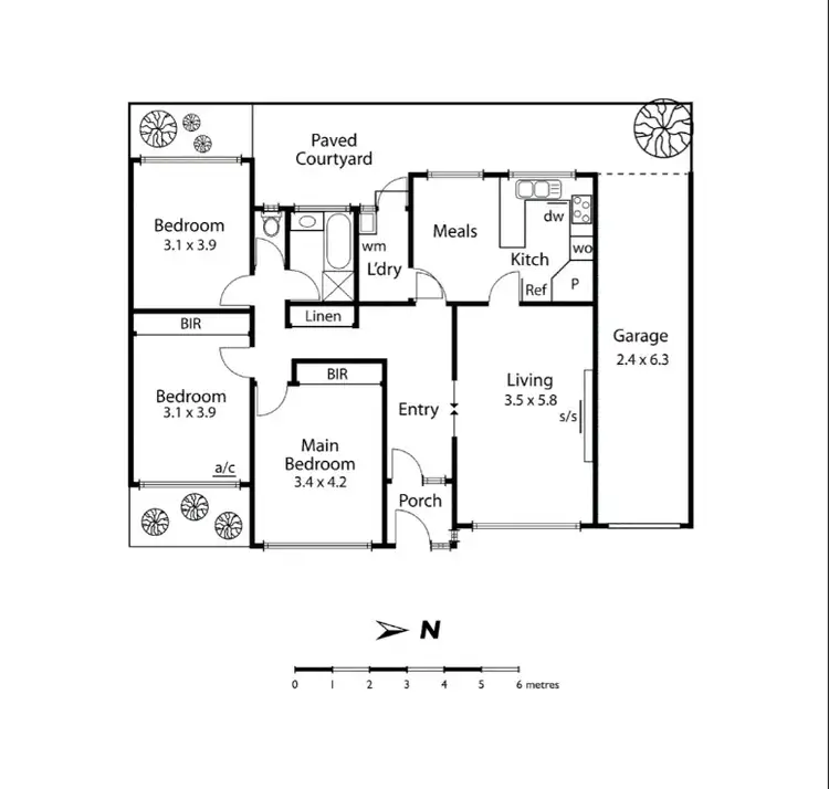 Floorplan of Homely unit listing, 3/22 Marara Road, Caulfield South VIC 3162